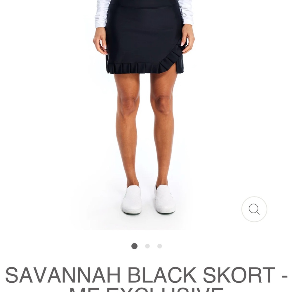 TZU TZU GOLF Savannah Black Skort